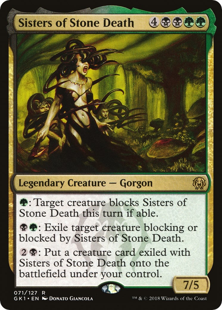 Image for Sisters of Stone Death (Guilds of Ravnica: Guild Kits) (71) - Magic: The Gathering