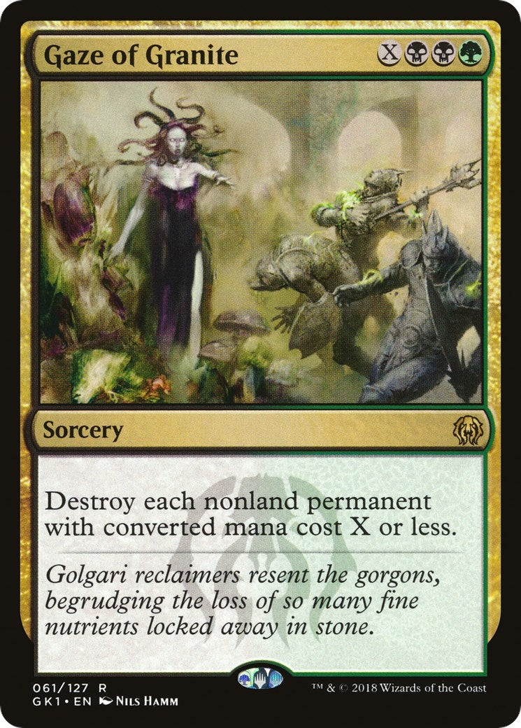 Image for Gaze of Granite (Guilds of Ravnica: Guild Kits) (61) - Magic: The Gathering