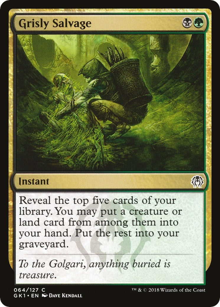 Image for Grisly Salvage (Guilds of Ravnica: Guild Kits) (64) - Magic: The Gathering