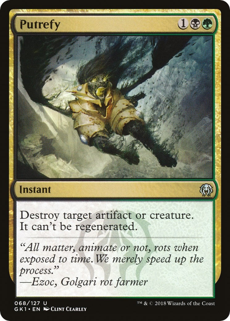 Image for Putrefy (Guilds of Ravnica: Guild Kits) (68) - Magic: The Gathering