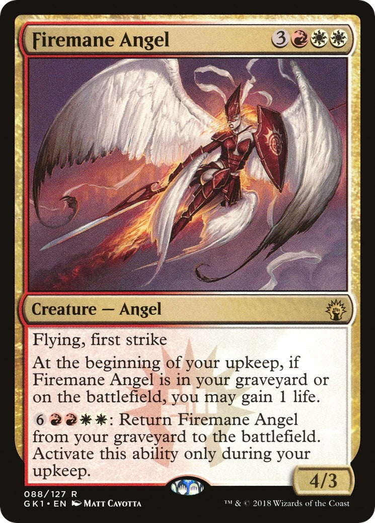 Image for Firemane Angel (Guilds of Ravnica: Guild Kits) (88) - Magic: The Gathering