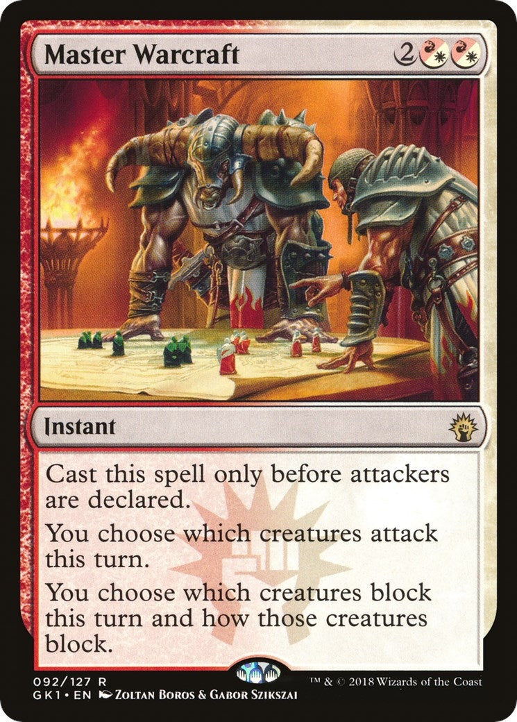 Image for Master Warcraft (Guilds of Ravnica: Guild Kits) (92) - Magic: The Gathering