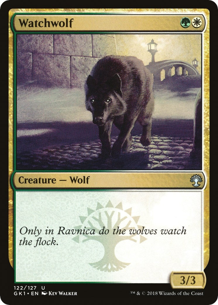 Image for Watchwolf (Guilds of Ravnica: Guild Kits) (122) - Magic: The Gathering