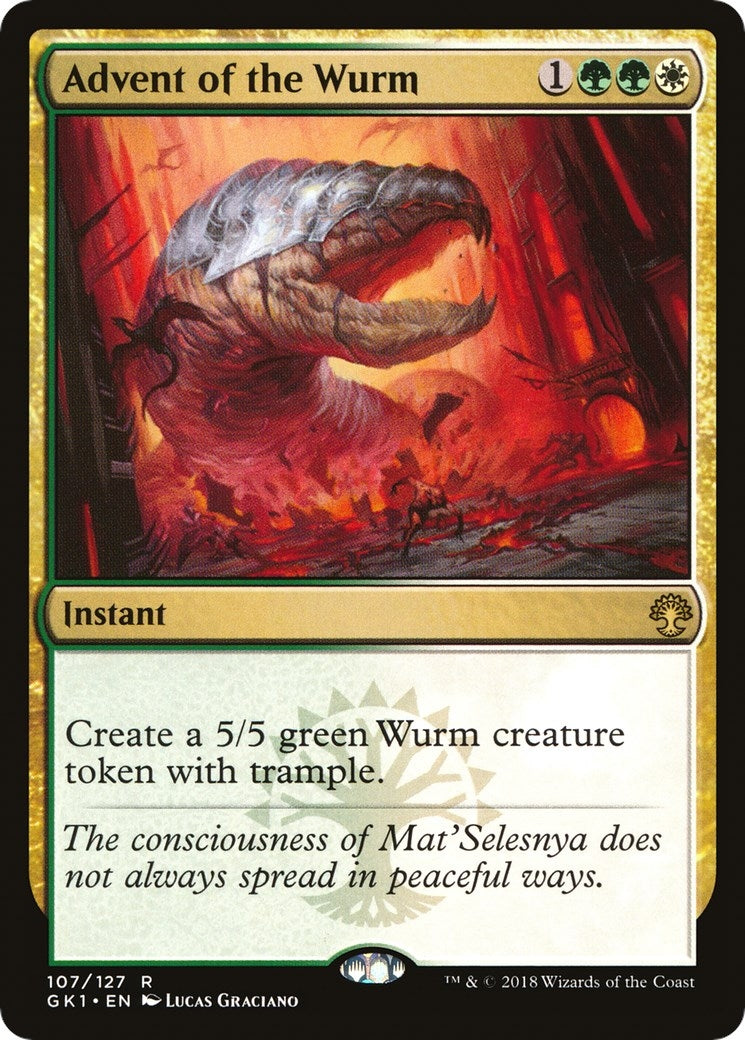 Image for Advent of the Wurm (Guilds of Ravnica: Guild Kits) (107) - Magic: The Gathering