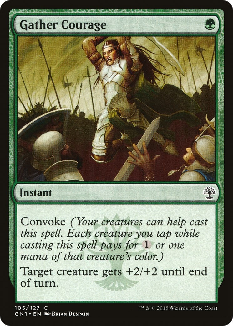 Image for Gather Courage (Guilds of Ravnica: Guild Kits) (105) - Magic: The Gathering