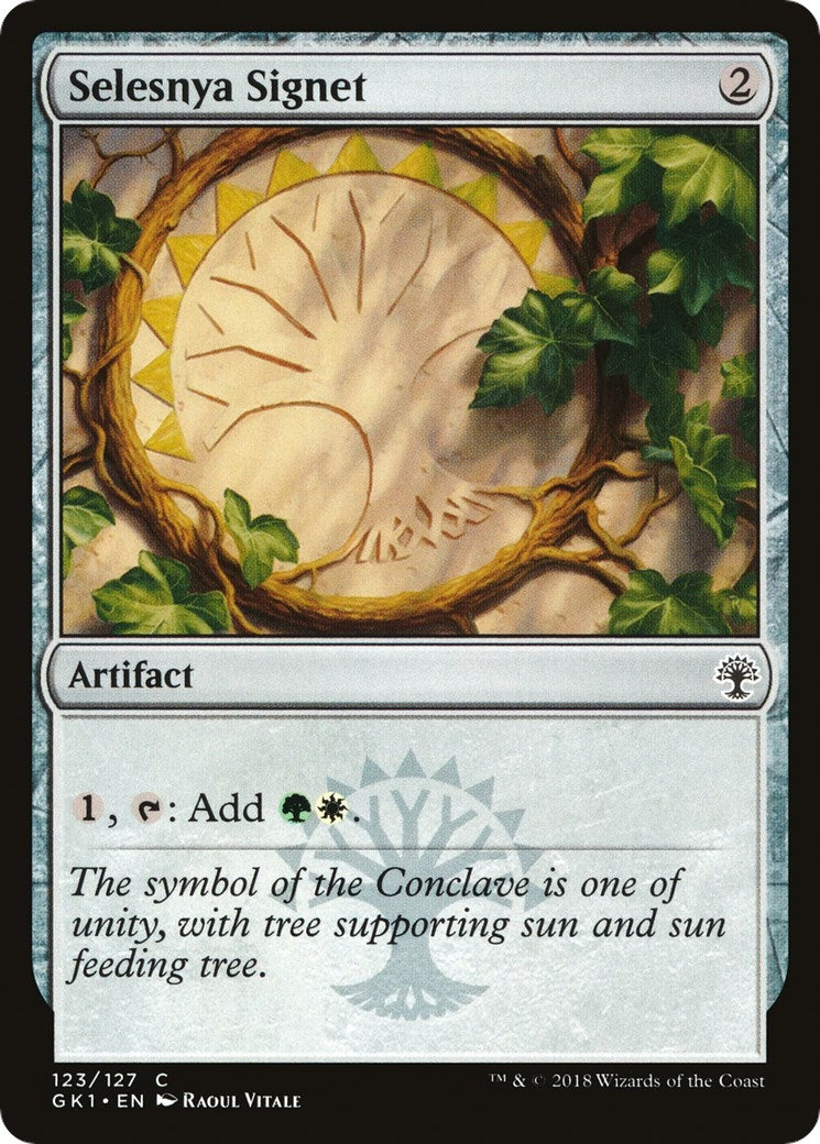 Image for Selesnya Signet (Guilds of Ravnica: Guild Kits) (123) - Magic: The Gathering