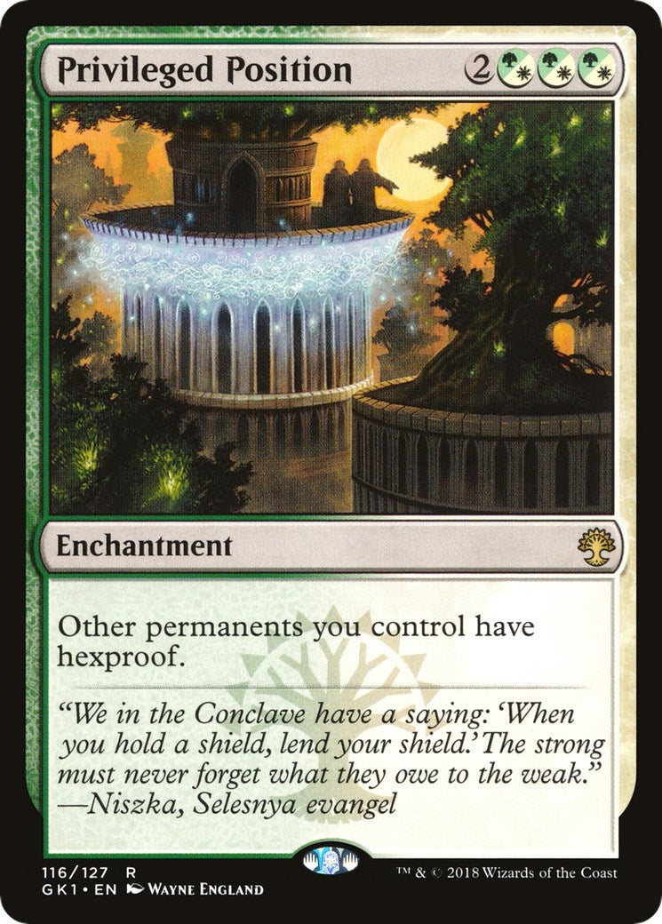 Image for Privileged Position (Guilds of Ravnica: Guild Kits) (116) - Magic: The Gathering