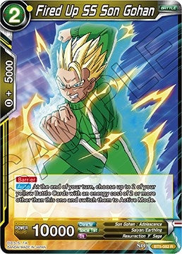 Image for Fired Up SS Son Gohan (Miraculous Revival) (BT5-082) - Dragon Ball Super: Masters