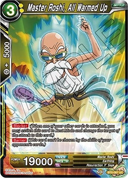 Image for Master Roshi, All Warmed Up (Miraculous Revival) (BT5-087) - Dragon Ball Super: Masters