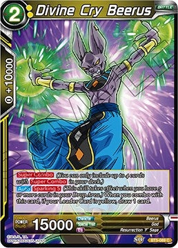 Image for Divine Cry Beerus (Miraculous Revival) (BT5-089) - Dragon Ball Super: Masters