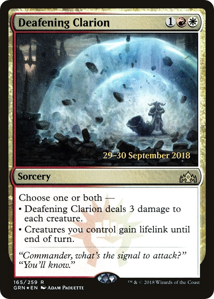 Image for Deafening Clarion (Prerelease Cards) (165) - Magic: The Gathering