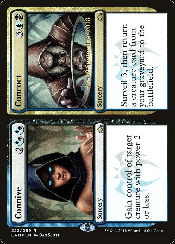 Image for Connive // Concoct (Prerelease Cards) (222) - Magic: The Gathering