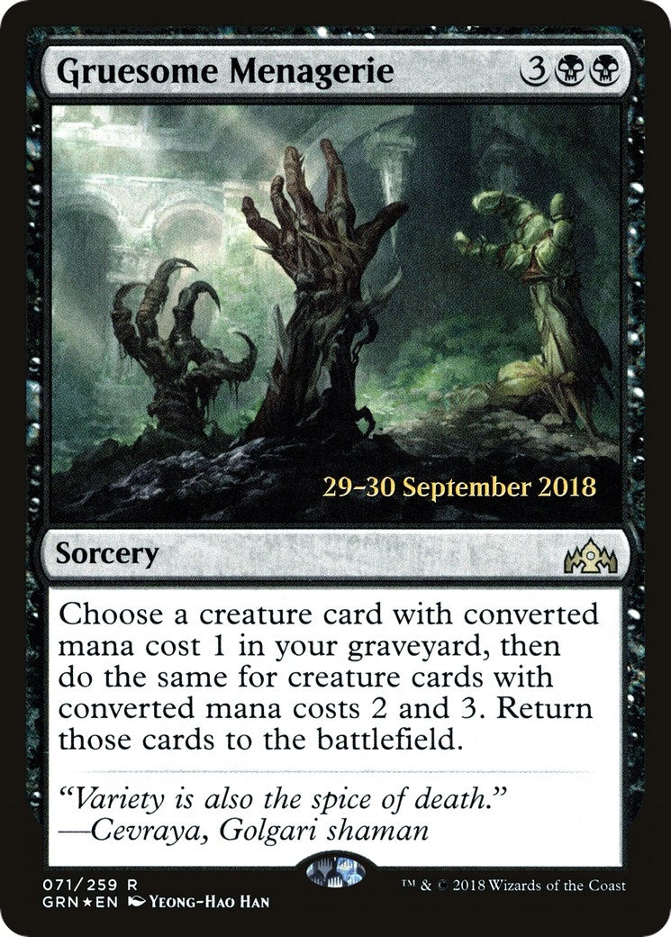 Image for Gruesome Menagerie (Prerelease Cards) (71) - Magic: The Gathering