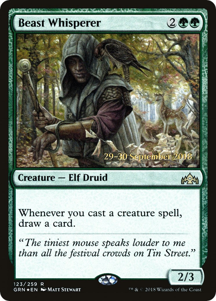 Image for Beast Whisperer (Prerelease Cards) (123) - Magic: The Gathering