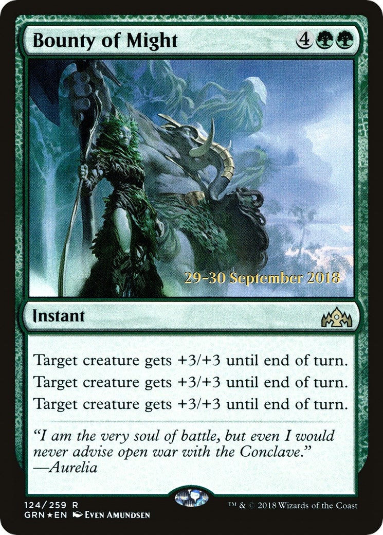 Image for Bounty of Might (Prerelease Cards) (124) - Magic: The Gathering