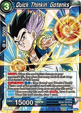 Image for Quick Thinkin' Gotenks (Miraculous Revival) (BT5-039) - Dragon Ball Super: Masters
