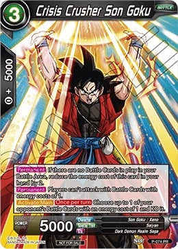 Image for Crisis Crusher Son Goku (Promotion Cards) (P-074) - Dragon Ball Super: Masters