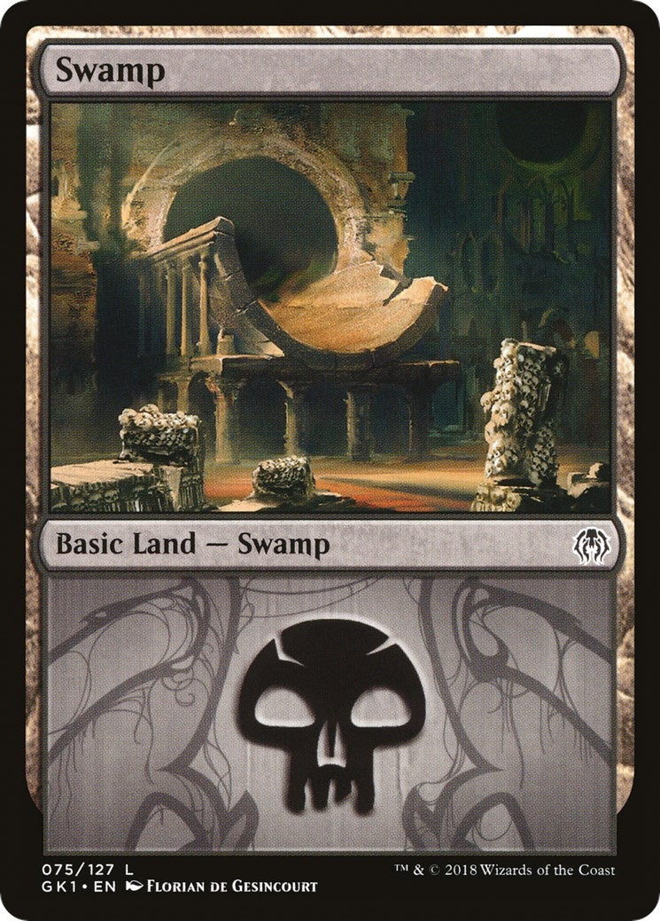 Image for Swamp (075) (Guilds of Ravnica: Guild Kits) (75) - Magic: The Gathering