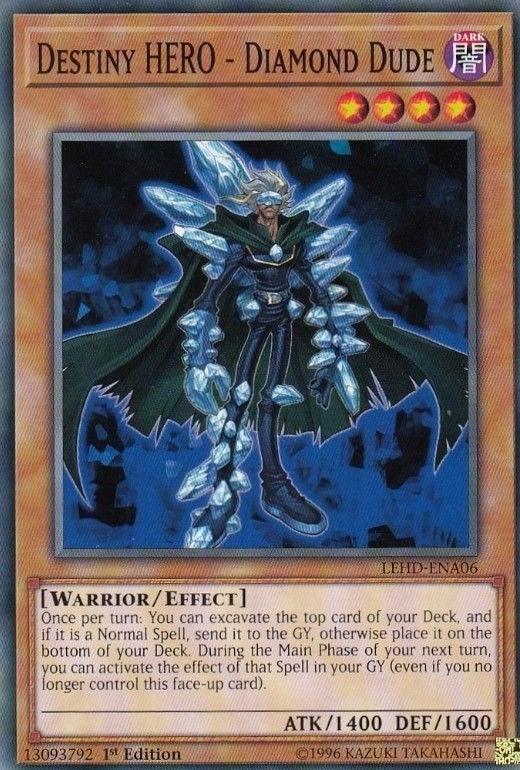 Image for Destiny HERO - Diamond Dude (Legendary Hero Decks) (LEHD-ENA06) - YuGiOh