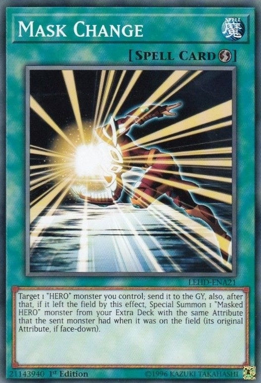 Image for Mask Change (Legendary Hero Decks) (LEHD-ENA21) - YuGiOh
