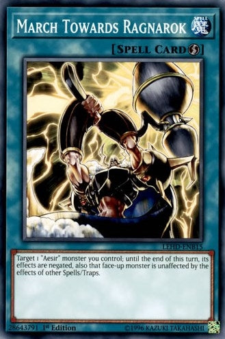 Image for March Towards Ragnarok (Legendary Hero Decks) (LEHD-ENB15) - YuGiOh