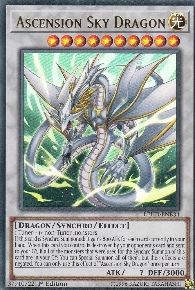 Image for Ascension Sky Dragon (Legendary Hero Decks) (LEHD-ENB34) - YuGiOh
