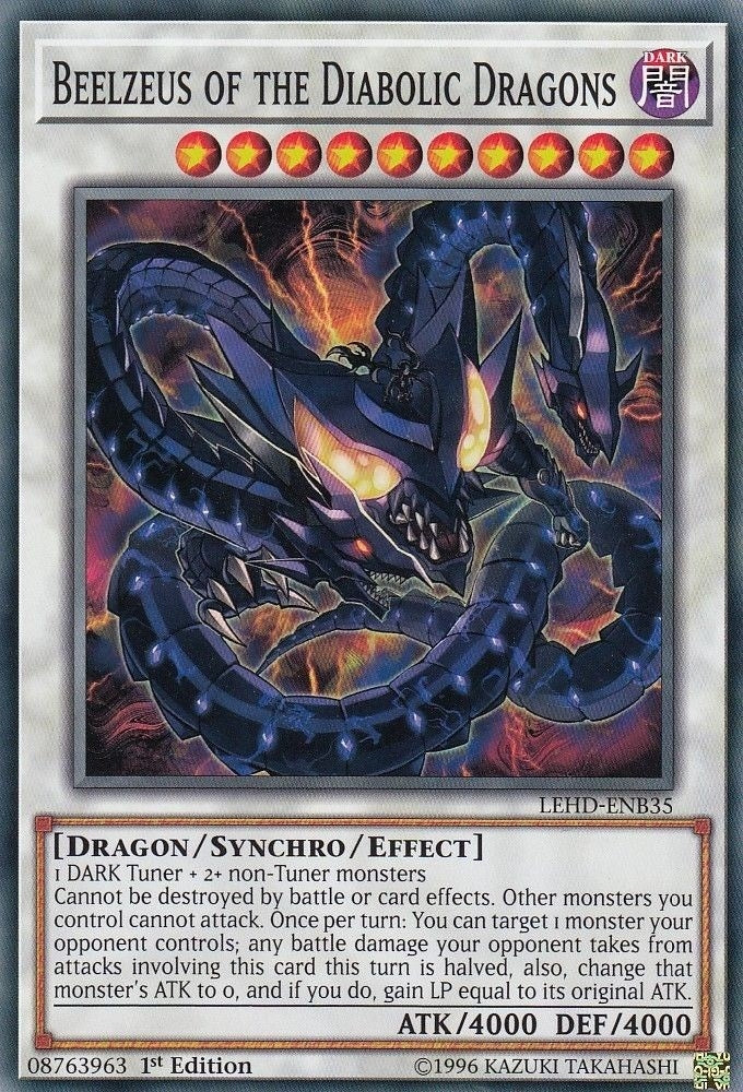 Image for Beelzeus of the Diabolic Dragons (Legendary Hero Decks) (LEHD-ENB35) - YuGiOh