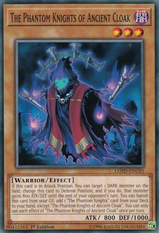 Image for The Phantom Knights of Ancient Cloak (Legendary Hero Decks) (LEHD-ENC01) - YuGiOh