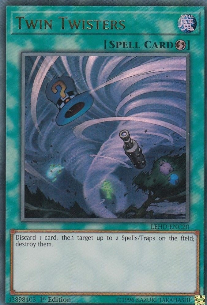 Image for Twin Twisters (Legendary Hero Decks) (LEHD-ENC20) - YuGiOh