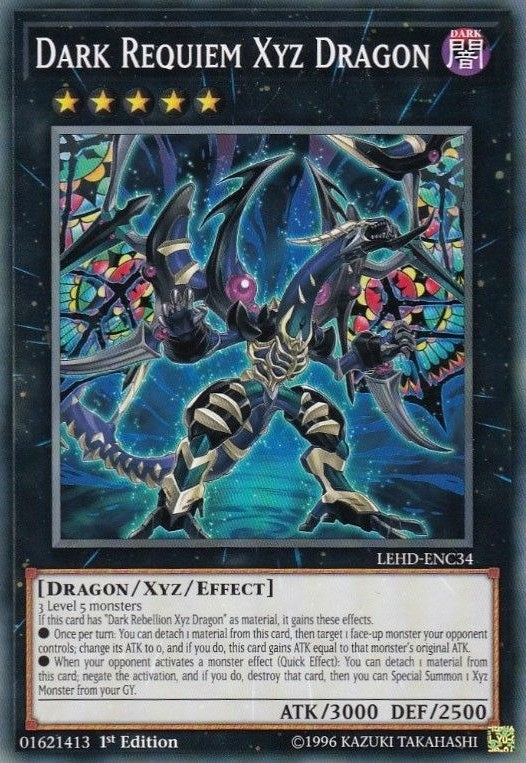 Image for Dark Requiem Xyz Dragon (Legendary Hero Decks) (LEHD-ENC34) - YuGiOh
