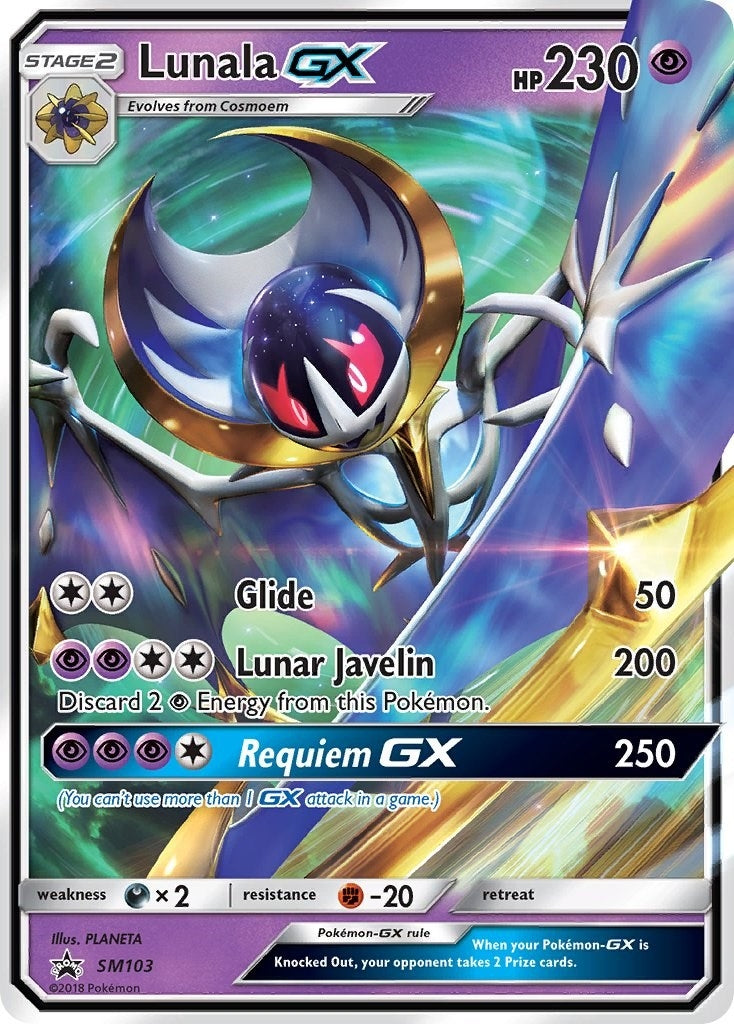 Image for Lunala GX - SM103 (SM Promos) (SM103) - Pokemon