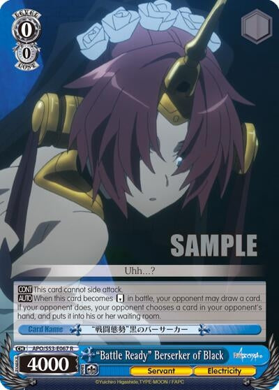Image for "Battle Ready" Berserker of Black (Fate/Apocrypha) (APO/S53-E067 R) - Weiss Schwarz