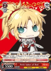 Image for Petit Saber of Red (Fate/Apocrypha) (APO/S53-E102 PR) - Weiss Schwarz