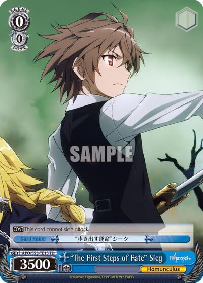 Image for "The First Steps of Fate" Sieg (Fate/Apocrypha) (APO/S53-TE15 TD) - Weiss Schwarz