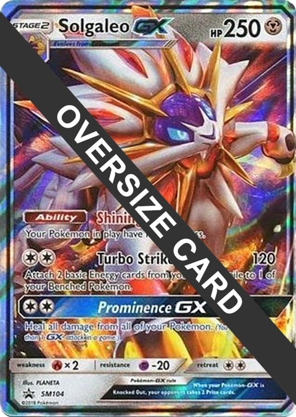 Image for Solgaleo GX - SM104 (Jumbo Cards) (SM104) - Pokemon