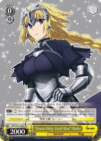 Image for "Great Holy Grail War" Ruler (Fate/Apocrypha) (APO/S53-PE02 PR) - Weiss Schwarz