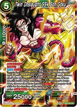 Image for Twin Onslaught SS4 Son Goku (Miraculous Revival) (BT5-055) - Dragon Ball Super: Masters