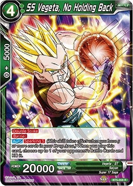 Image for SS Vegeta, No Holding Back (Miraculous Revival) (BT5-058) - Dragon Ball Super: Masters
