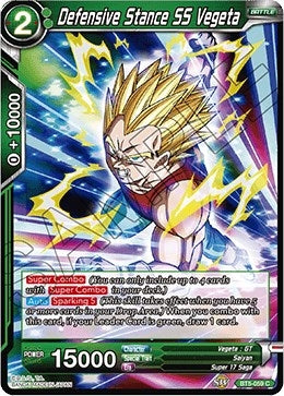 Image for Defensive Stance SS Vegeta (Miraculous Revival) (BT5-059) - Dragon Ball Super: Masters