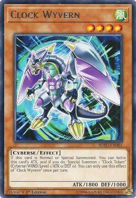 Image for Clock Wyvern (Soul Fusion) (SOFU-EN001) - YuGiOh