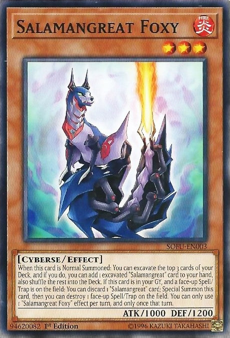 Image for Salamangreat Foxy (Soul Fusion) (SOFU-EN003) - YuGiOh
