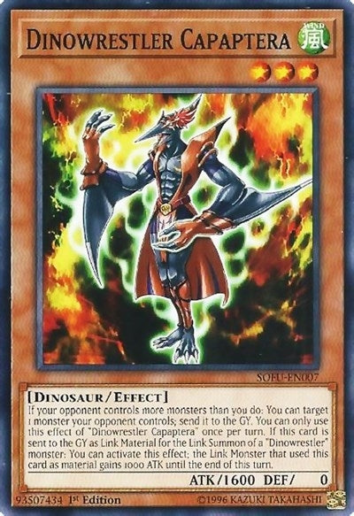 Image for Dinowrestler Capaptera (Soul Fusion) (SOFU-EN007) - YuGiOh