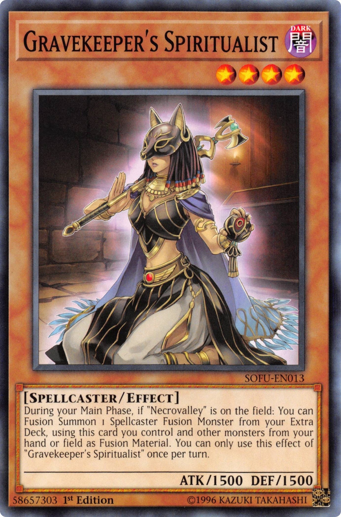 Image for Gravekeeper's Spiritualist (Soul Fusion) (SOFU-EN013) - YuGiOh