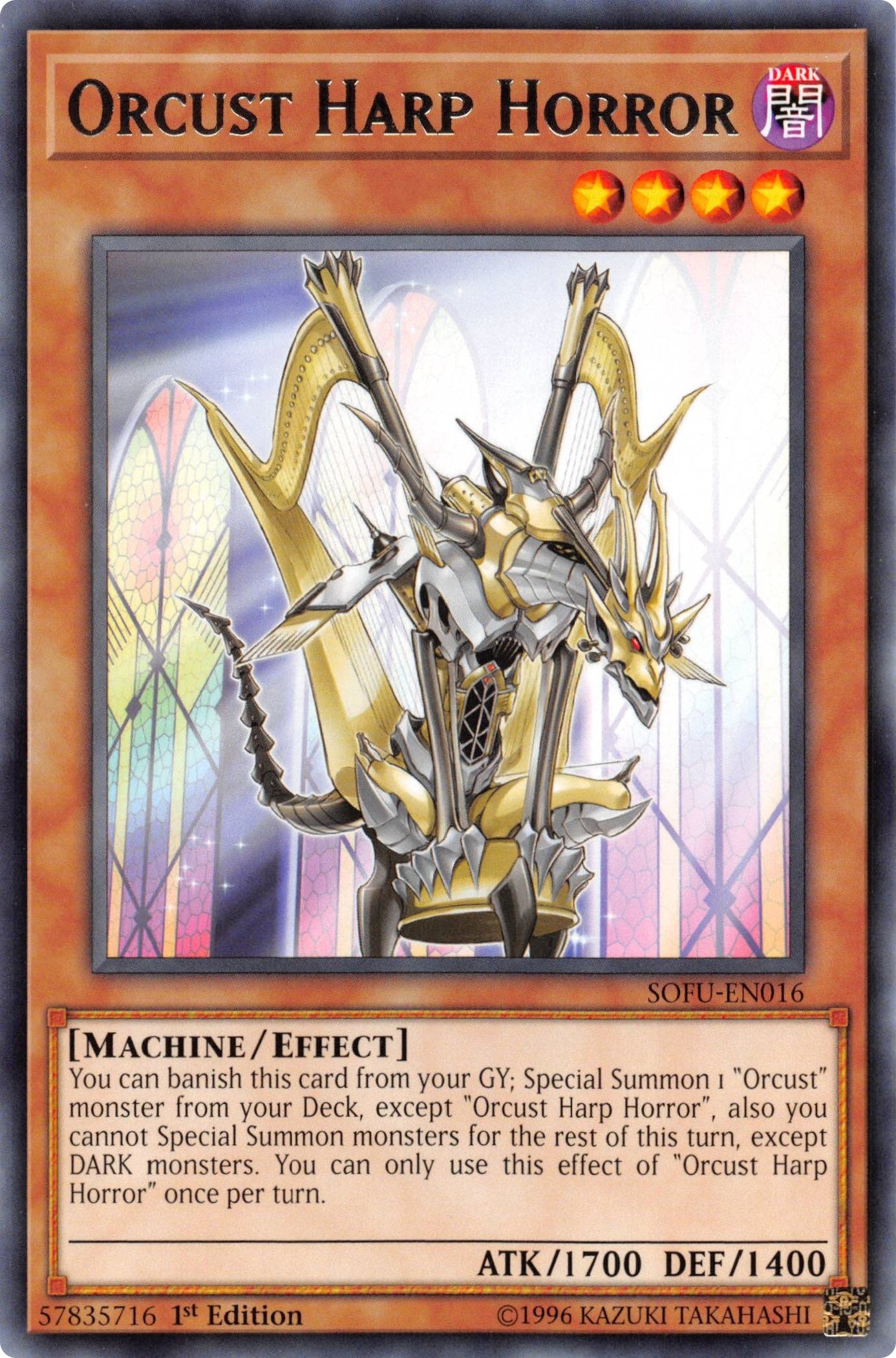Image for Orcust Harp Horror (Soul Fusion) (SOFU-EN016) - YuGiOh