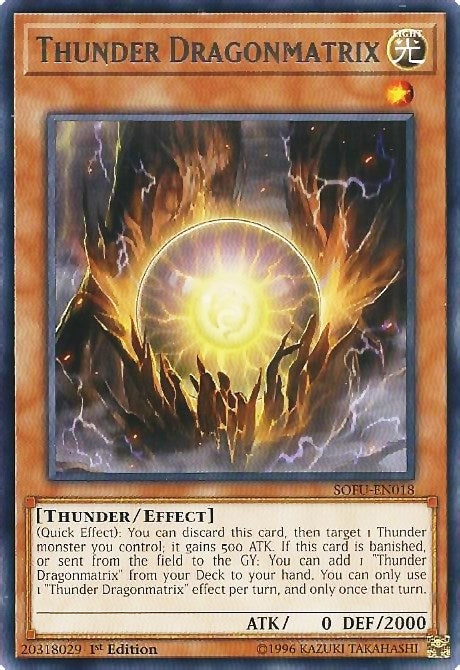 Image for Thunder Dragonmatrix (Soul Fusion) (SOFU-EN018) - YuGiOh