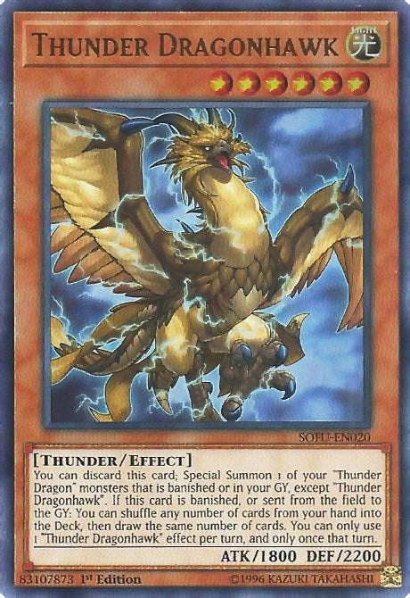 Image for Thunder Dragonhawk (Soul Fusion) (SOFU-EN020) - YuGiOh