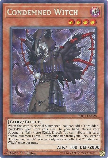 Image for Condemned Witch (Soul Fusion) (SOFU-EN028) - YuGiOh