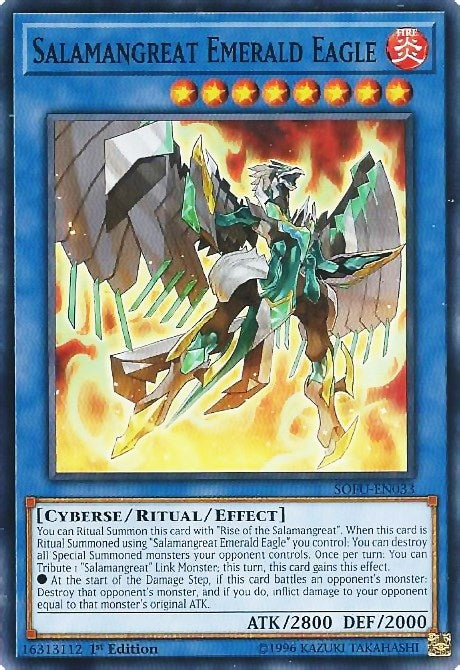 Image for Salamangreat Emerald Eagle (Soul Fusion) (SOFU-EN033) - YuGiOh