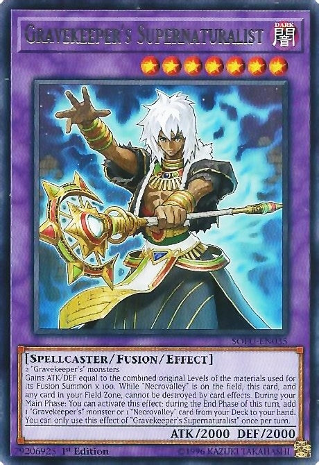 Image for Gravekeeper's Supernaturalist (Soul Fusion) (SOFU-EN035) - YuGiOh