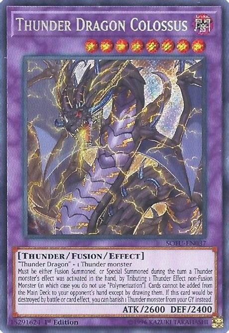 Image for Thunder Dragon Colossus (Soul Fusion) (SOFU-EN037) - YuGiOh